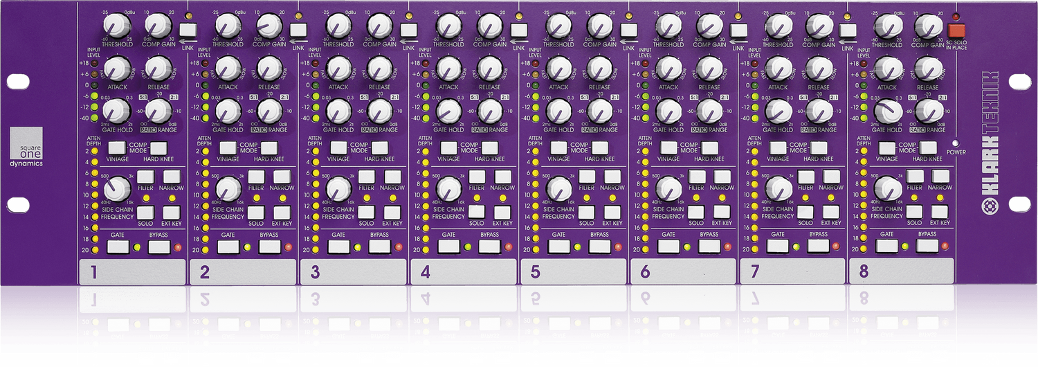 Klark Teknik Square One Dynamics 8-Channel Processor