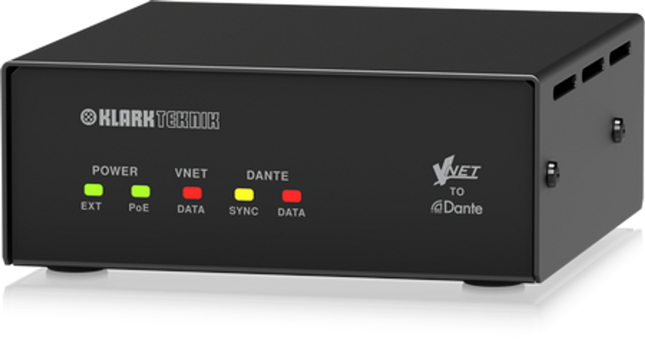 Klark Teknik VNET2-DANTE BRIDGE Connection Bridge for Dante Sources