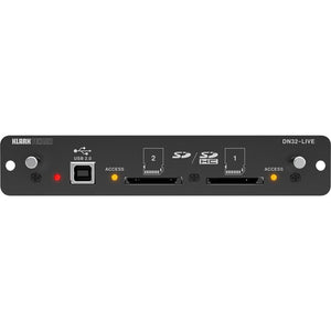 Klark Teknik DN32-LIVE_001 SD/SDHC and USB 2.0 Expansion Module for 32  Live Recording/Playback