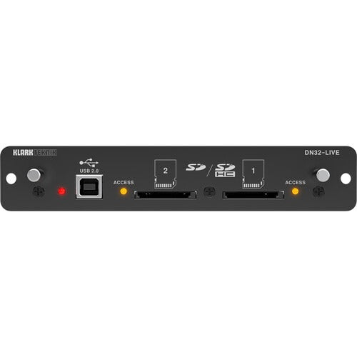 Klark Teknik DN32-LIVE_001 SD/SDHC and USB 2.0 Expansion Module