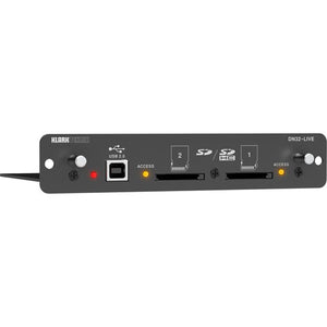 Klark Teknik DN32-LIVE_001 SD/SDHC and USB 2.0 Expansion Module for 32  Live Recording/Playback