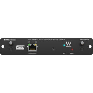 Klark Teknik DN32-WSG_001 Expansion Card  32-Channel Low-Latency AoIP in WAVES SoundGrid Networks