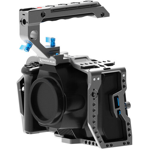Kondor Blue KB-BMPCC6KP Blackmagic Pocket 6K Pro Cage with Top Handle (Space Gray)