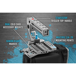 Kondor Blue KB-CC70-Bk Canon C70 Cage with Top Handle (Black)
