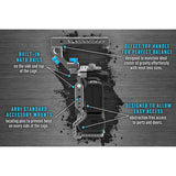 Kondor Blue KB-Canon-CageGrip-CO Camera Cage for Canon EOS R5/R6/R with Battery Grip (Cage Only)