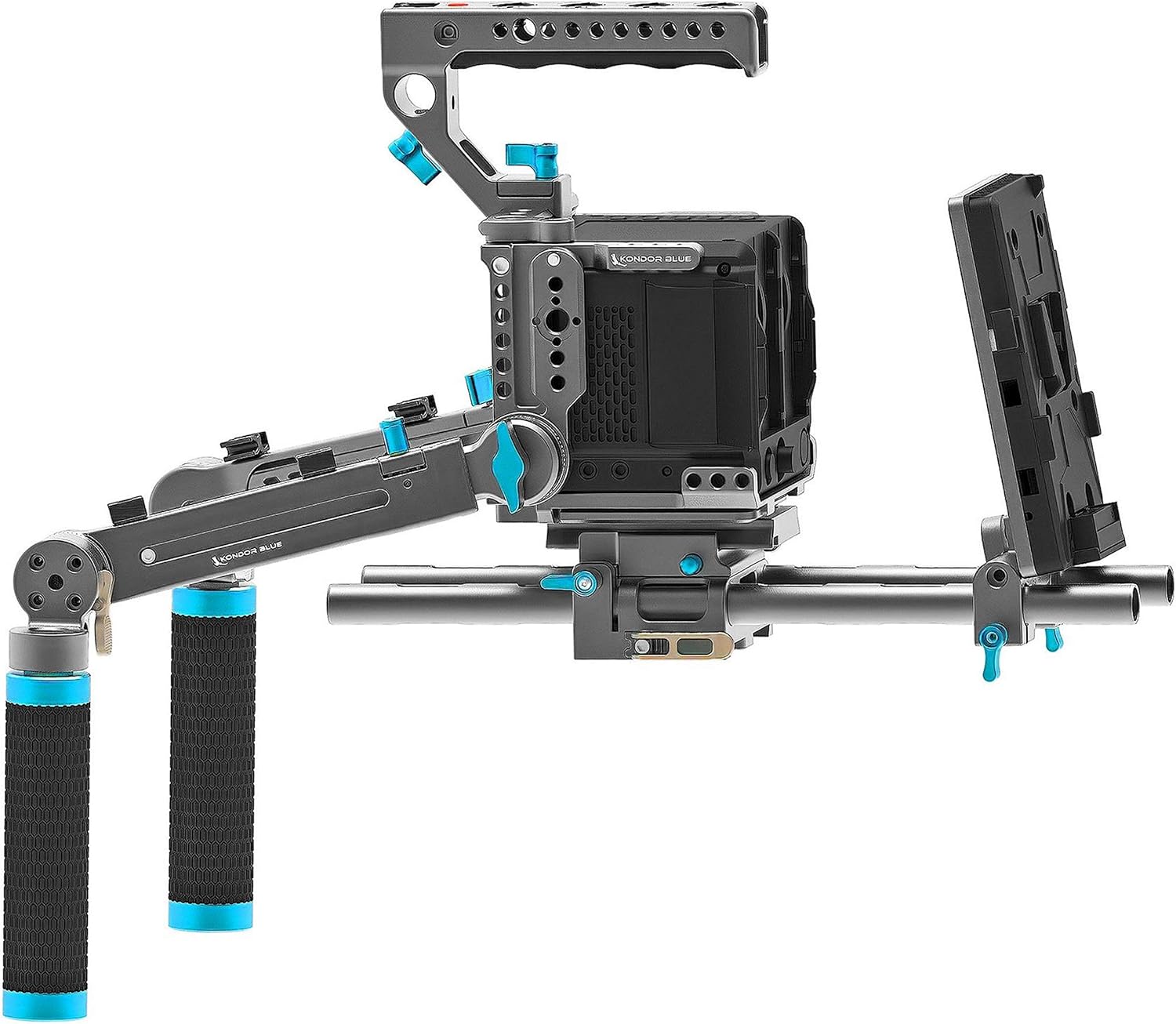 Kondor Blue KB-KOM-Urig-Bk Komodo Ultimate Rig (V-Mount, Black)