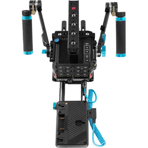 Kondor Blue KB-KOM-Urig-G-Bk Komodo Ultimate Rig (Gold Mount, Black)