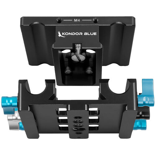 Kondor Blue KB-UARRI-BRP Universal 15mm LWS Bridge Plate for ARRI/RED/URSA/C70/VENICE