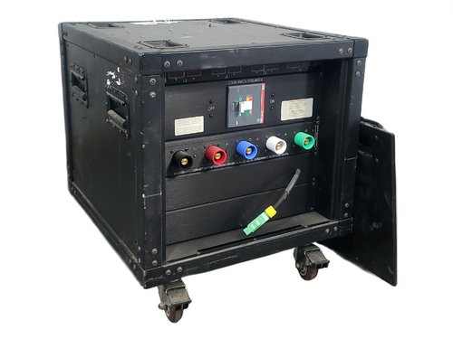 LEX PRMK 10A-M05-X-N Portable Power Distribution Unit in Wheeled Road Case