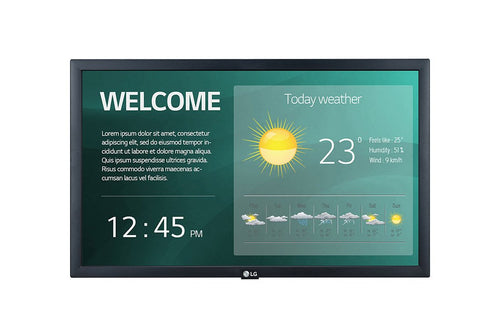 LG 22SM3G-B 22" IPS FHD LED Back-lit Digital Signage Display