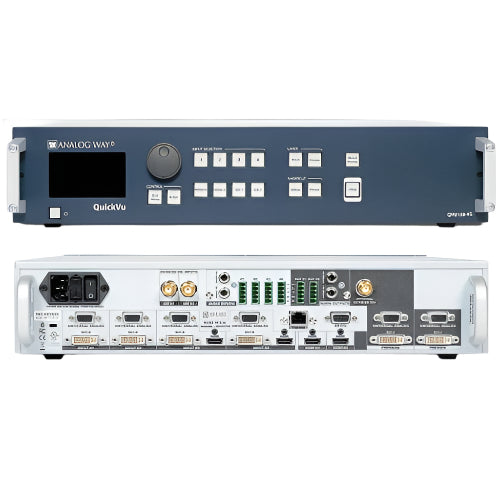 Analog Way QuickVu QVU150-3G 8-Input Hi-Resolution Mixer/Seamless Switcher in Hard Case