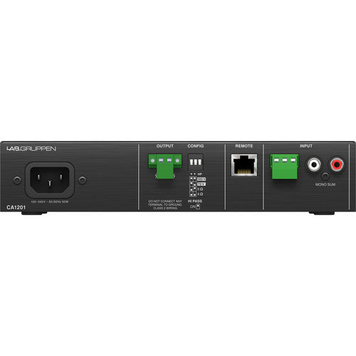 Lab Gruppen CA1201_US1 120 Watt Commercial Amplifier with Energy Star Certification