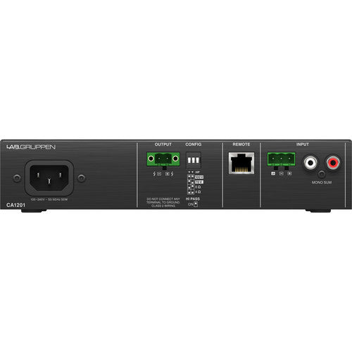 Lab Gruppen CA1201_US1 120 Watt Commercial Amplifier with Energy Star Certification