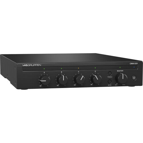 Lab Gruppen CMA1201_US1 120 Watt Commercial Mixer Amplifier with 4 Inputs and Energy Star Certification