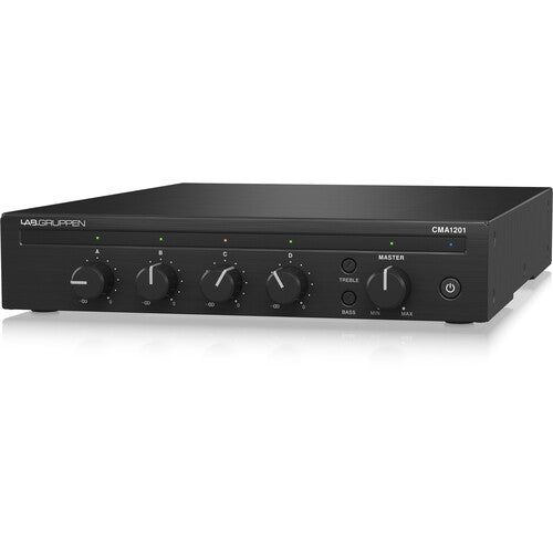 Lab Gruppen CMA1201_US1 120 Watt Commercial Mixer Amplifier with 4 Inputs and Energy Star Certification