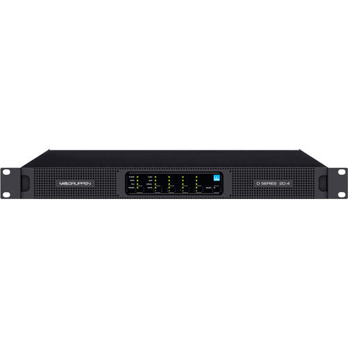 Lab Gruppen D 20:4L_US1 2000W Amplifier with 4 Flexible Output-Channels, Lake Digital Signal Processing and Digital Audio Networking for Installation Applications