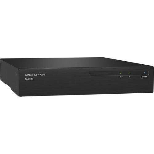 Lab Gruppen FAD602_US1 2 x 60 Watt Commercial Amplifier with Direct Drive Technology, Dante Networking and Energy Star Certification