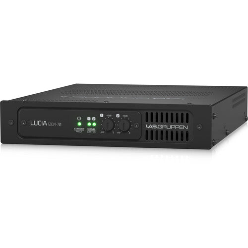 Lab Gruppen LUCIA 120/1-70_US1 Compact Mono 120 W Amplifier for High Impedance 70 V Installation Applications