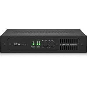 Lab Gruppen LUCIA 240/1-70_US1 Compact Mono 240 W Amplifier for High Impedance 70 V Installation Applications