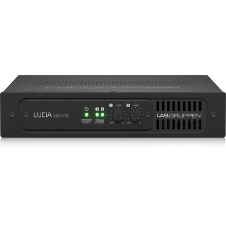 Lab Gruppen LUCIA 240/1-70_US1 Compact Mono 240 W Amplifier for High Impedance 70 V Installation Applications