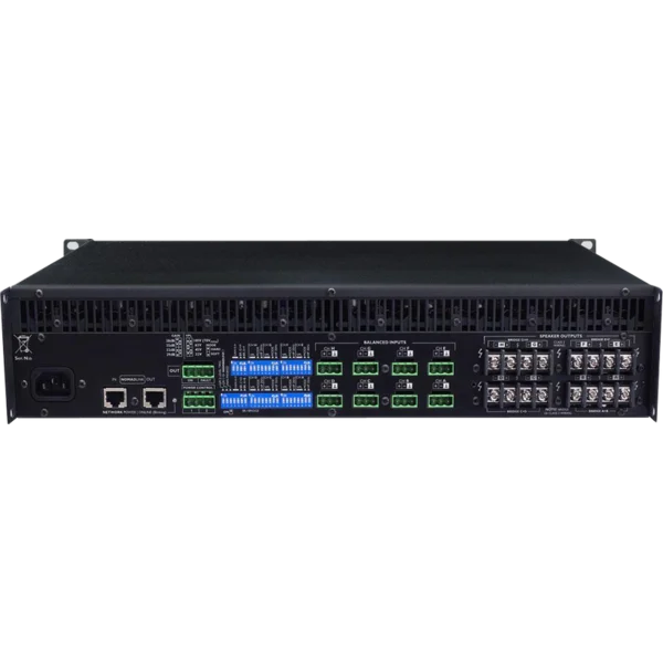 Lab.Gruppen 10:8X 1000W 8-Channel Amplifier w/ NomadLink Network Monitoring and Dedicated Control for Install Applications - 2