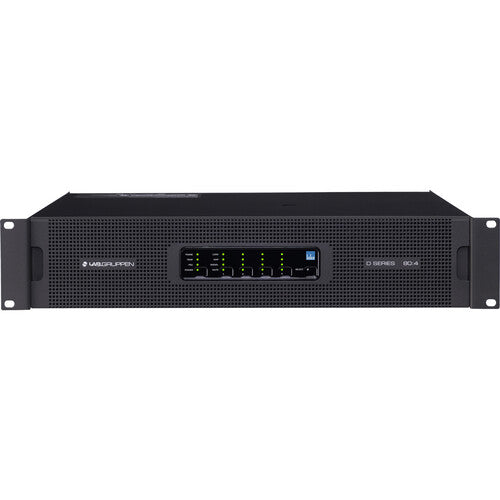 Lab.Gruppen D 80:4L 8000W Amplifier w/ 4 Flexible Output-Channels, Lake Digital Signal Processing and Digital Audio Networking for Installation Applications
