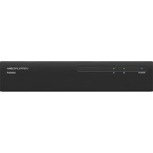 Lab.Gruppen FAD602 2 x 60 Watt Commercial Amplifier w/ Direct Drive Technology, Dante Networking and Energy Star Certification