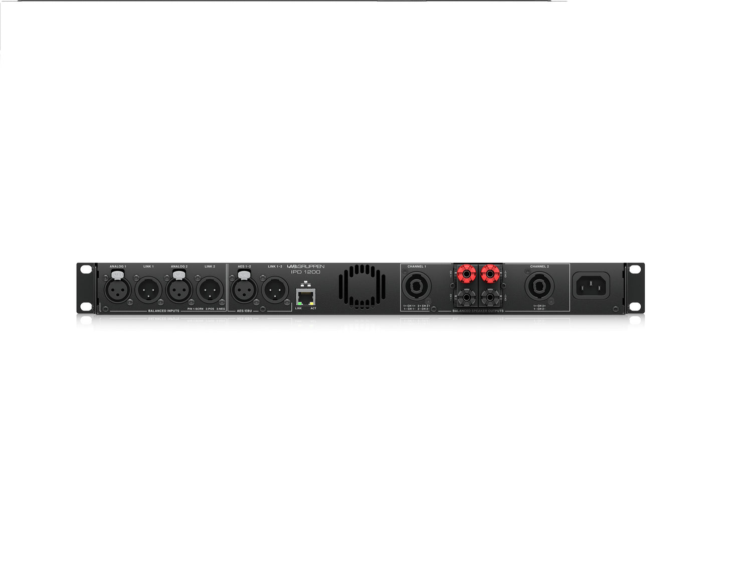 Lab.Gruppen IPD 1200 Compact 1,200 Watt 2-Channel DSP Controlled Power Amplifier