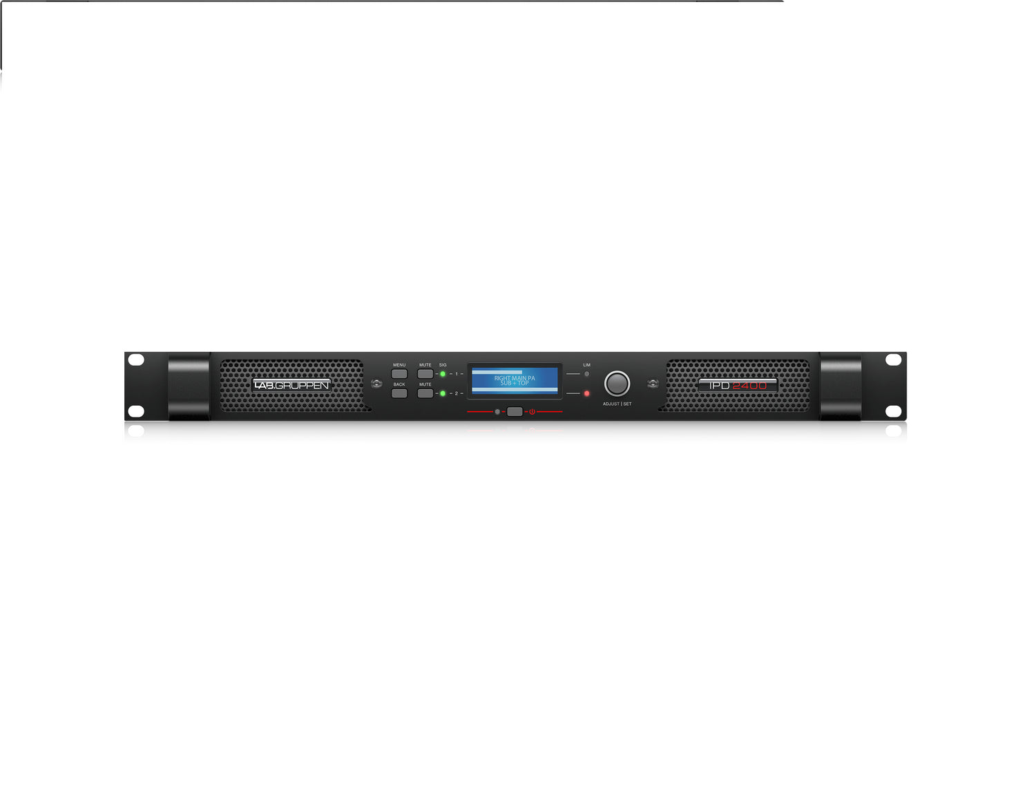 Lab.Gruppen IPD 2400 Compact 2,400 Watt 2-Channel DSP Controlled Power Amplifier