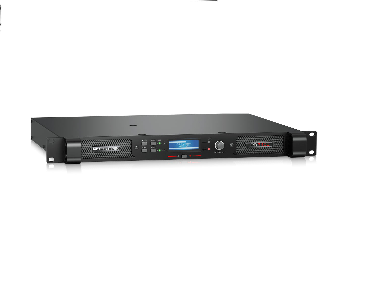 Lab.Gruppen IPD 2400 Compact 2,400 Watt 2-Channel DSP Controlled Power Amplifier