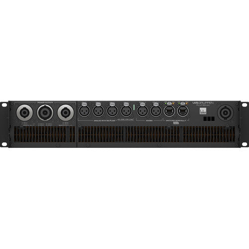 Lab.Gruppen PLM12K44-SP 12,000 Watt Amplifier w/ 4 Flexible Output Channels on SpeakON Connectors, Lake Digital Signal Processing and Digital Audio Networking for Touring Applications