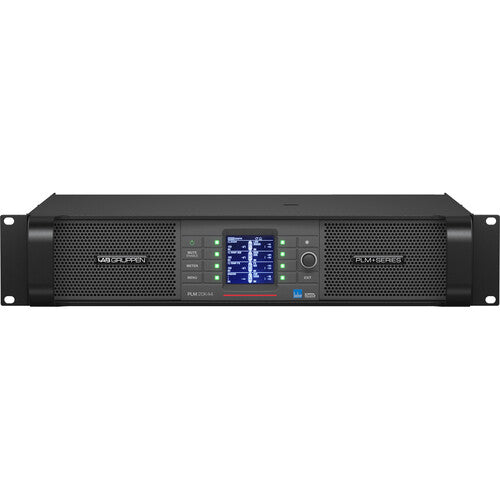 Lab.Gruppen PLM20K44-SP 20,000 Watt Amplifier w/ 4 Flexible Output Channels on SpeakON Connectors, Lake Digital Signal Processing and Digital Audio Networking for Touring Applications