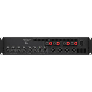 Lab.Gruppen PLM5K44 5,000 Watt Amplifier w/ 4 Flexible Output Channels, Lake Digital Signal Processing and Digital Audio Networking for Touring Applications