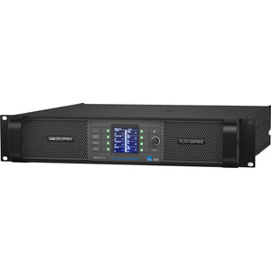 Lab.Gruppen PLM 12K44 BP 12,000-Watt Amplifier w/ 4 Flexible Output Channels on Binding Post Connectors and Lake Digital Signal Processing + Digital Audio Networking for Touring Applications