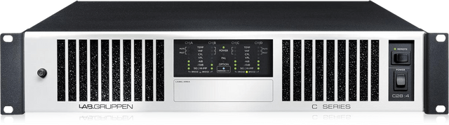 Lab Gruppen C 28:4_US1 2,800 Watt 4-Channel Amplifier with NomadLink Network Monitoring and Dedicated Control for Install Applications