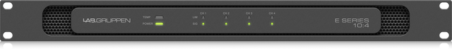 Lab Gruppen E 104_US1 1,000 Watt Amplifier with 4 Flexible Output Channels for Installation Applications