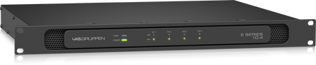 Lab Gruppen E 104_US1 1,000 Watt Amplifier with 4 Flexible Output Channels for Installation Applications