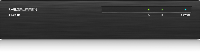 Lab Gruppen FA2402_US1 2 x 240 Watt Commercial Amplifier with Direct Drive Technology and Energy Star Certification