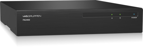 Lab Gruppen FA2402_US1 2 x 240 Watt Commercial Amplifier with Direct Drive Technology and Energy Star Certification