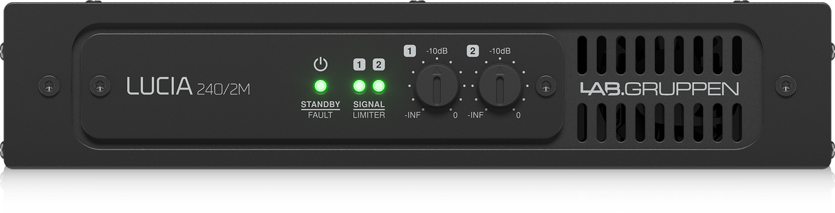 Lab Gruppen LUCIA 2402M_US1 Compact 2 x 120 W Matrix Amplifier for Installation Applications