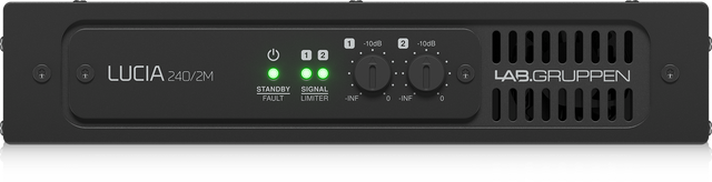 Lab Gruppen LUCIA 2402M_US1 Compact 2 x 120 W Matrix Amplifier for Installation Applications
