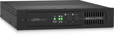 Lab Gruppen LUCIA 2402M_US1 Compact 2 x 120 W Matrix Amplifier for Installation Applications