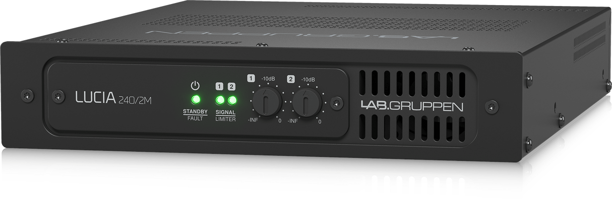 Lab Gruppen LUCIA 2402M_US1 Compact 2 x 120 W Matrix Amplifier for Installation Applications