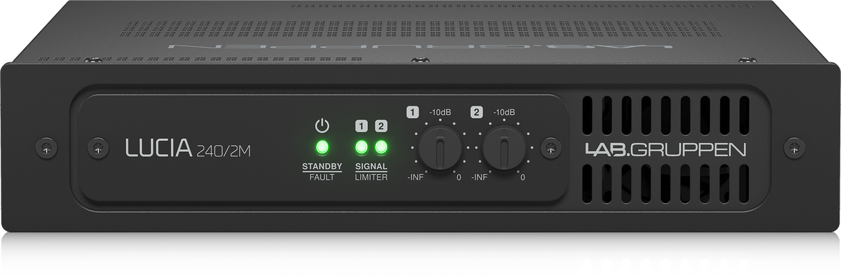 Lab Gruppen LUCIA 2402M_US1 Compact 2 x 120 W Matrix Amplifier for Installation Applications