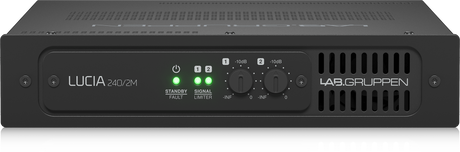 Lab Gruppen LUCIA 2402M_US1 Compact 2 x 120 W Matrix Amplifier for Installation Applications