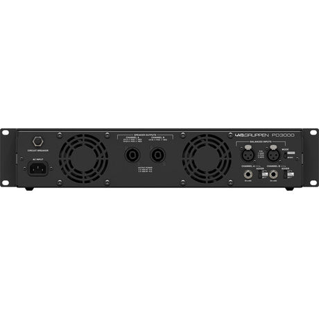 Lab Gruppen PD3000_US1 3000W Two-Channel Amplifier with Precise Power Management