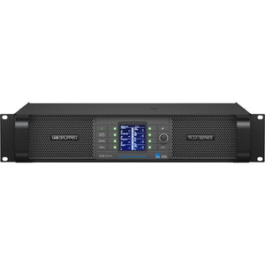 Lab Gruppen PLM 12K44 BP_002 12,000W Amplifier with 4 Flexible Output-Channels on Binding Post Connectors, Lake Digital Signal Processing and Digital Audio Networking for Touring Applications