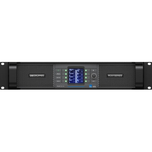 Lab Gruppen PLM 12K44 BP_002 12,000W Amplifier with 4 Flexible Output-Channels on Binding Post Connectors, Lake Digital Signal Processing and Digital Audio Networking for Touring Applications