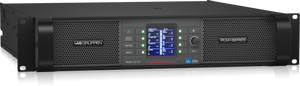 Lab Gruppen PLM 20K44 BP_002 20,000W Amplifier with 4 Flexible Output-Channels on Binding Post Connectors, Lake Digital Signal Processing and Digital Audio Networking for Touring Applications