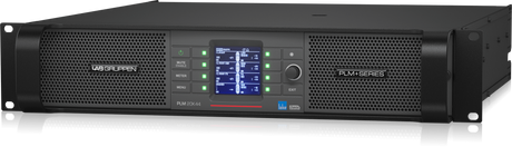 Lab Gruppen PLM 20K44 BP_002 20,000W Amplifier with 4 Flexible Output-Channels on Binding Post Connectors, Lake Digital Signal Processing and Digital Audio Networking for Touring Applications